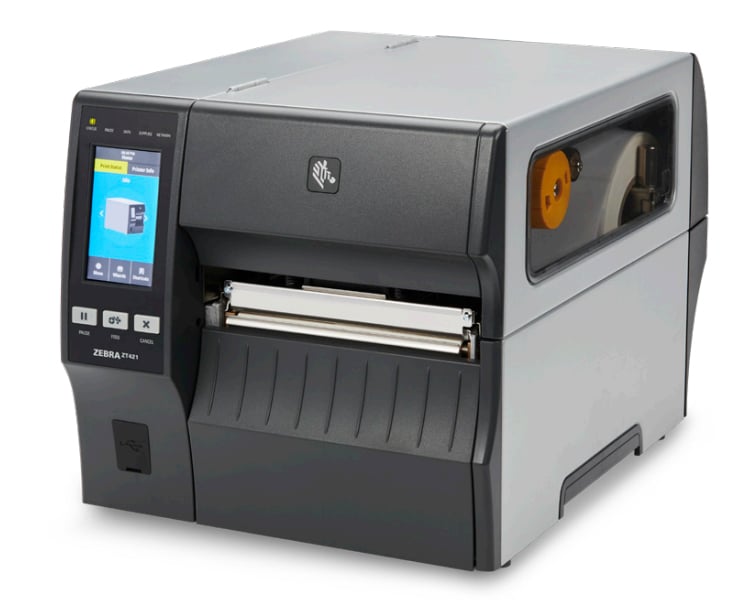 Zebra ZT421 labelprinter Direct thermisch/Thermische overdracht 203 x 203 DPI 305 mm/sec Bedraad en draadloos Ethernet LAN Bluetooth
