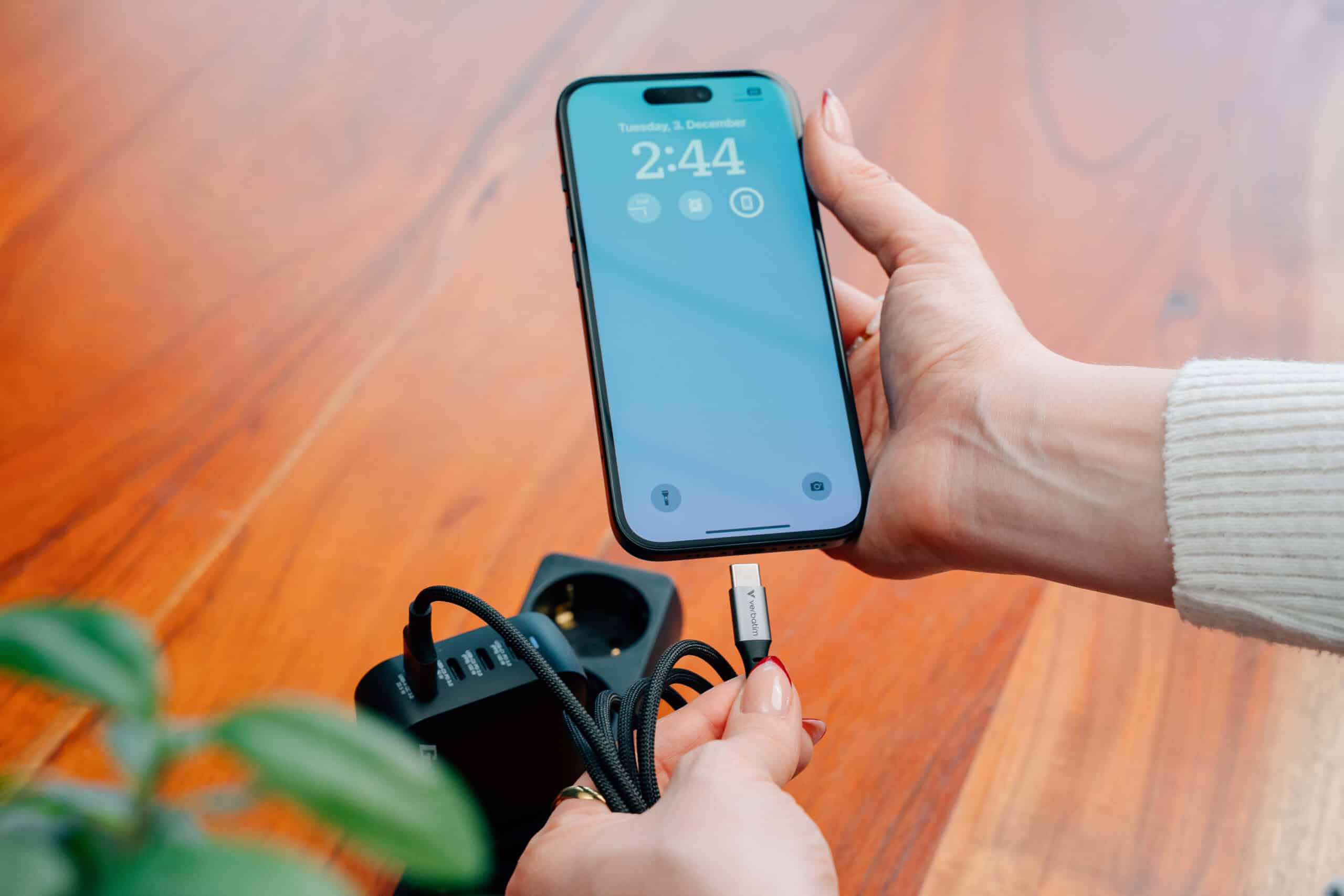 Verbatim Sync & Charge-Kabel - 60W USB-C naar USB-C 120 cm - Afbeelding 4