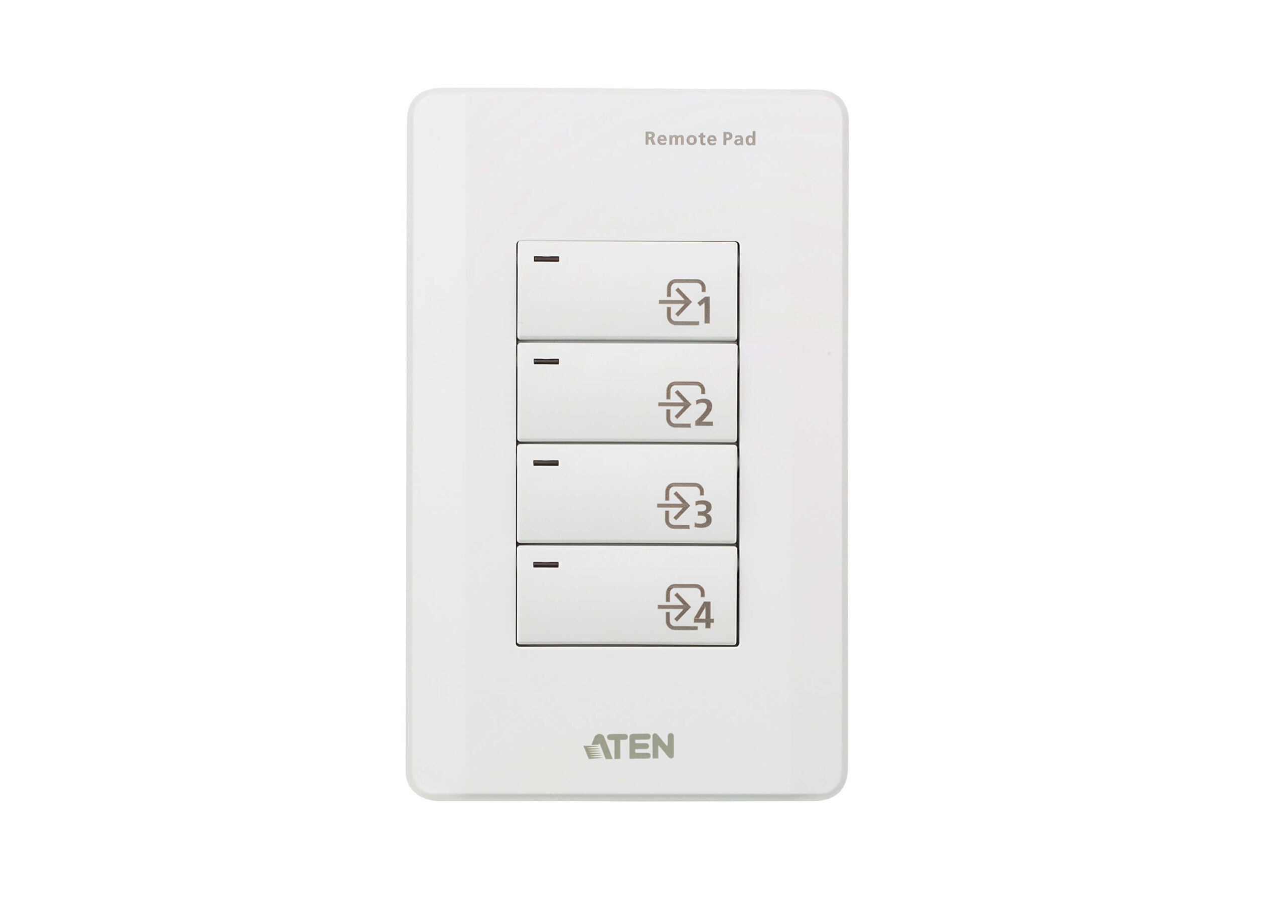 ATEN Afstandsbedieningspaneel met vier sleutels voor contactsluiting