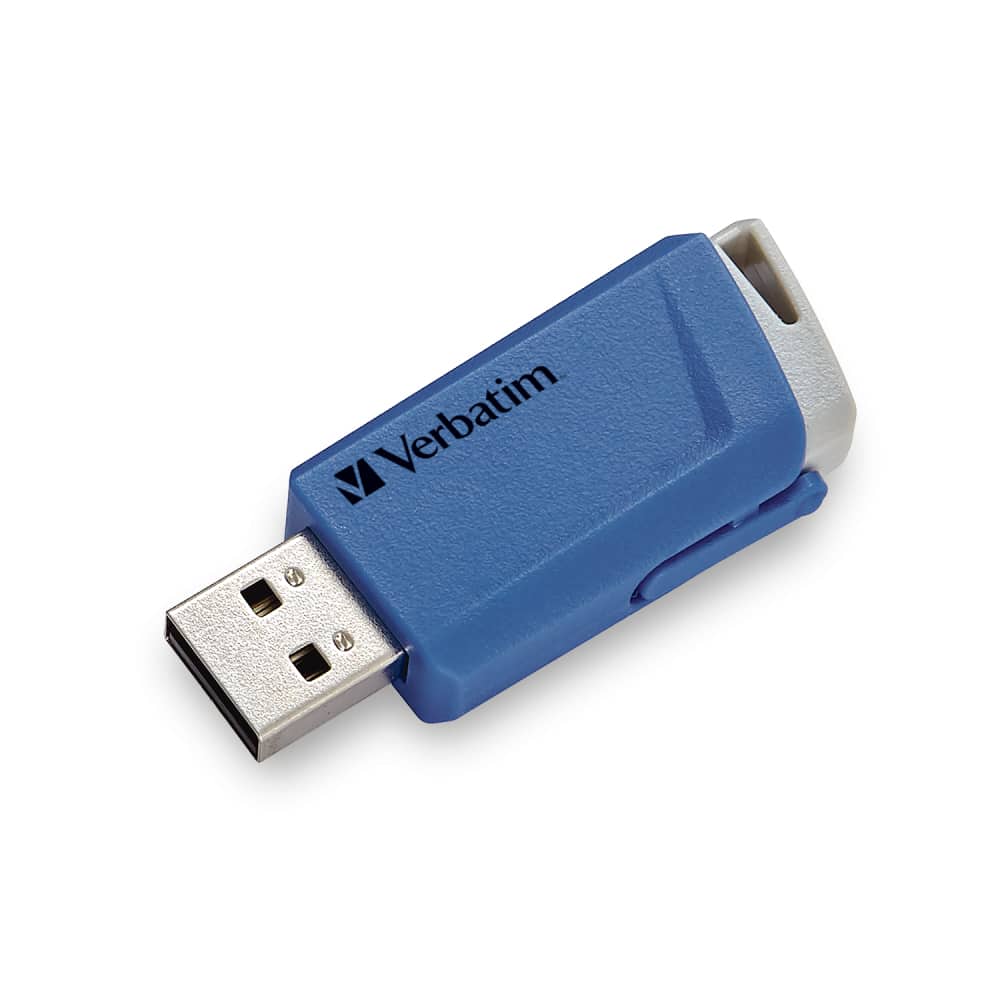 Verbatim Store 'n' Click - USB-Stick 3.2 GEN1 - 2x32 GB - Blauw/Rood - Afbeelding 4