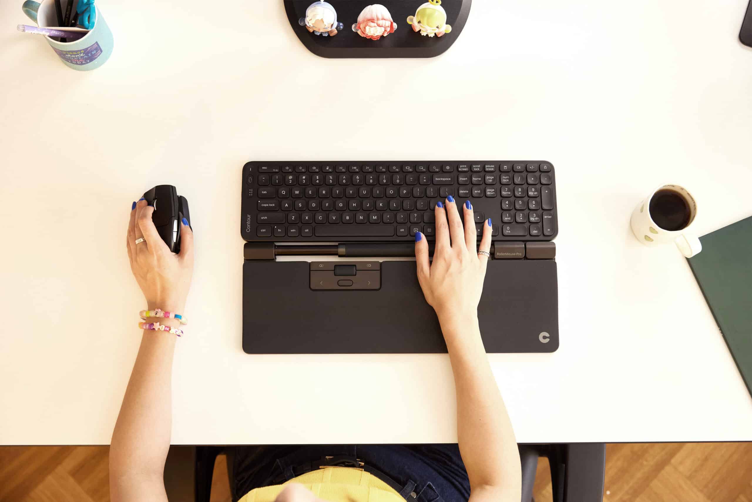 Contour Design RollerMouse Pro/ Extended polssteun met vegan leer - Afbeelding 5