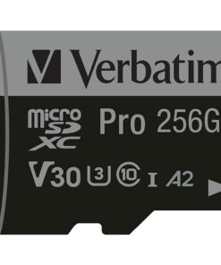Verbatim Pro U3 256GB Micro SDXC Card