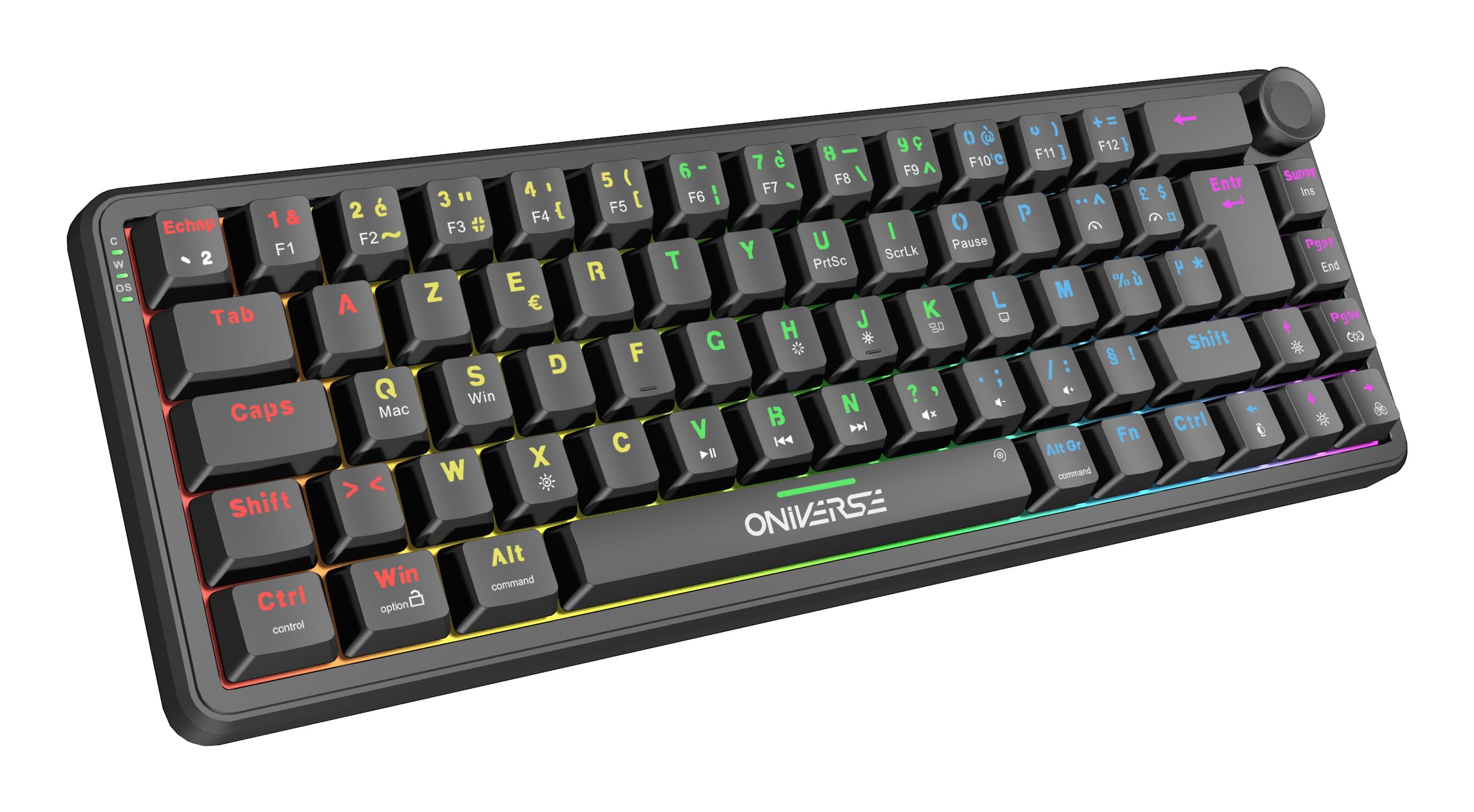 Oniverse Magnus toetsenbord Gamen USB Zwart