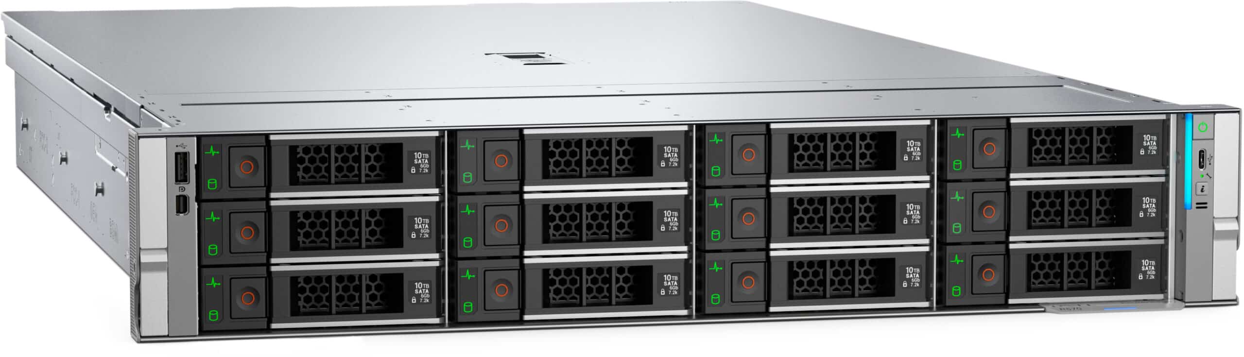DELL R570 server 1,92 TB Rack (2U) Intel Xeon 6 6517P 3,2 GHz 32 GB DDR5-SDRAM 1100 W - Afbeelding 3