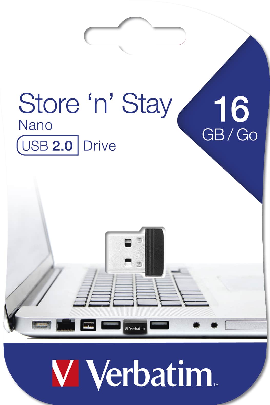 Verbatim Store 'n' Stay NANO - USB-Stick16 GB - Zwart - Afbeelding 7