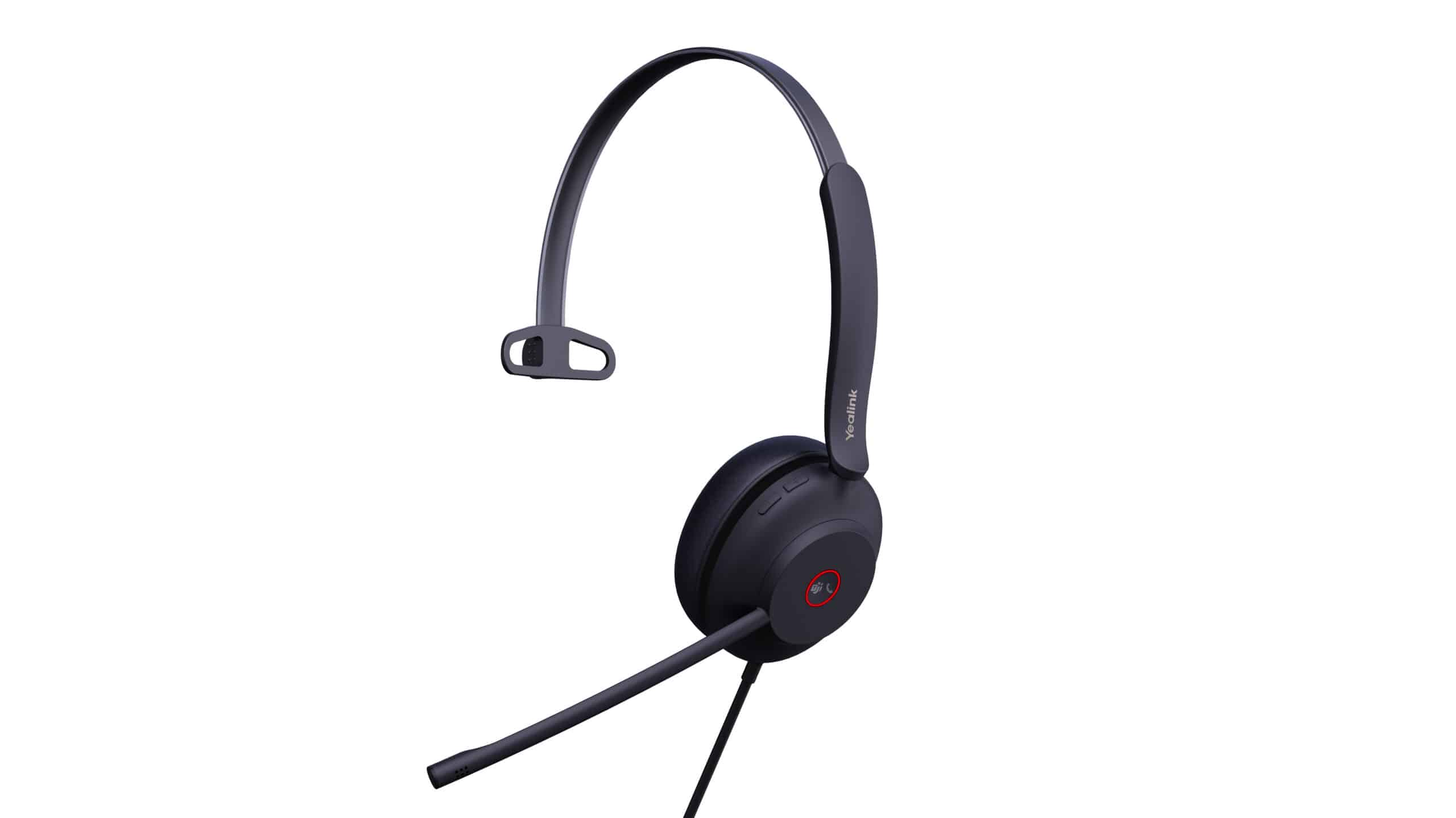 Yealink UH37 Mono UC Headset Bedraad Hoofdband Kantoor/callcenter USB Type-A Zwart