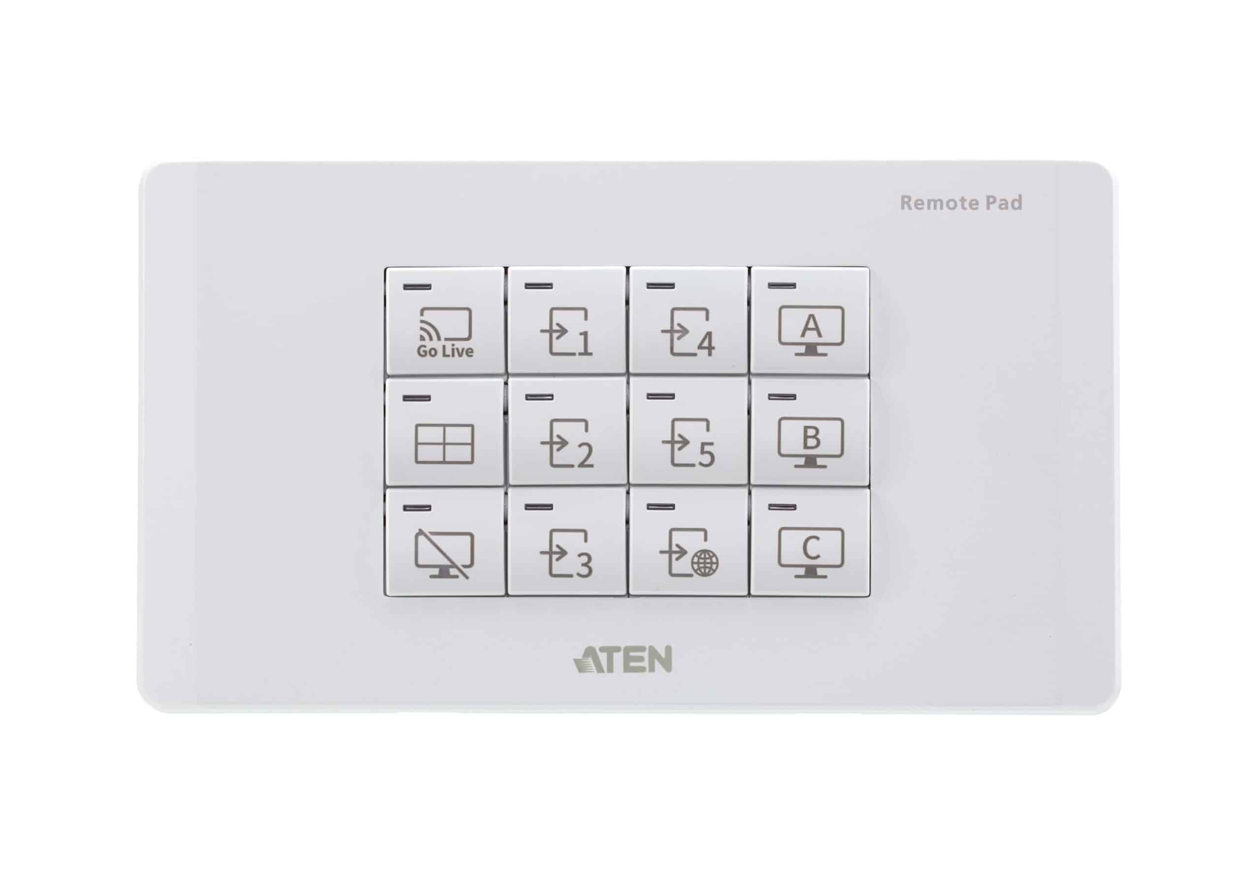 ATEN Netwerktoetsenpaneel met 12 toetsen (EU, 2 Gang)