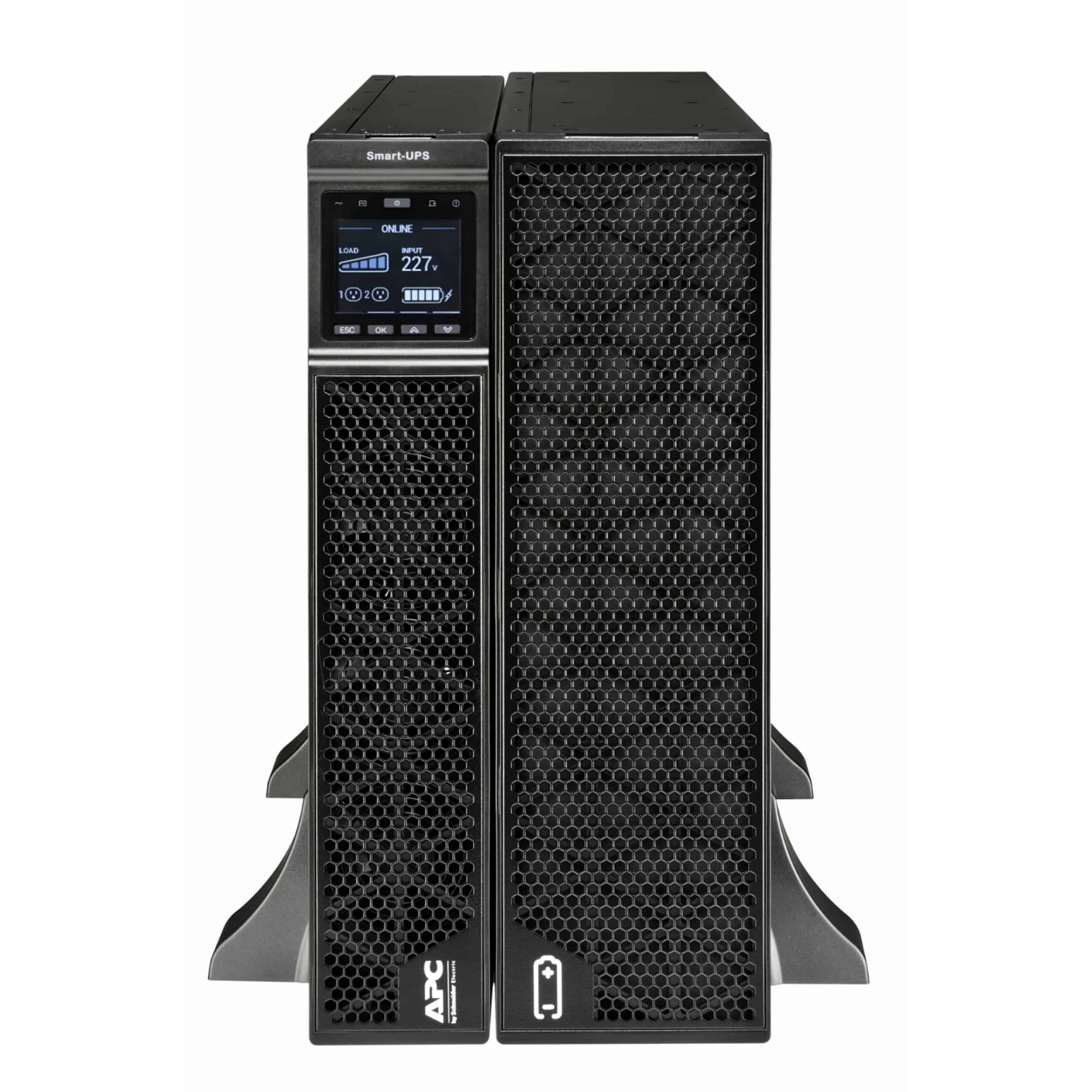 APC Smart-UPS On-Line SRTG10KXLI Noodstroomvoeding, 10kVA/W, 230V hardwired in&uit, 2x C19, 1x C13, NMC