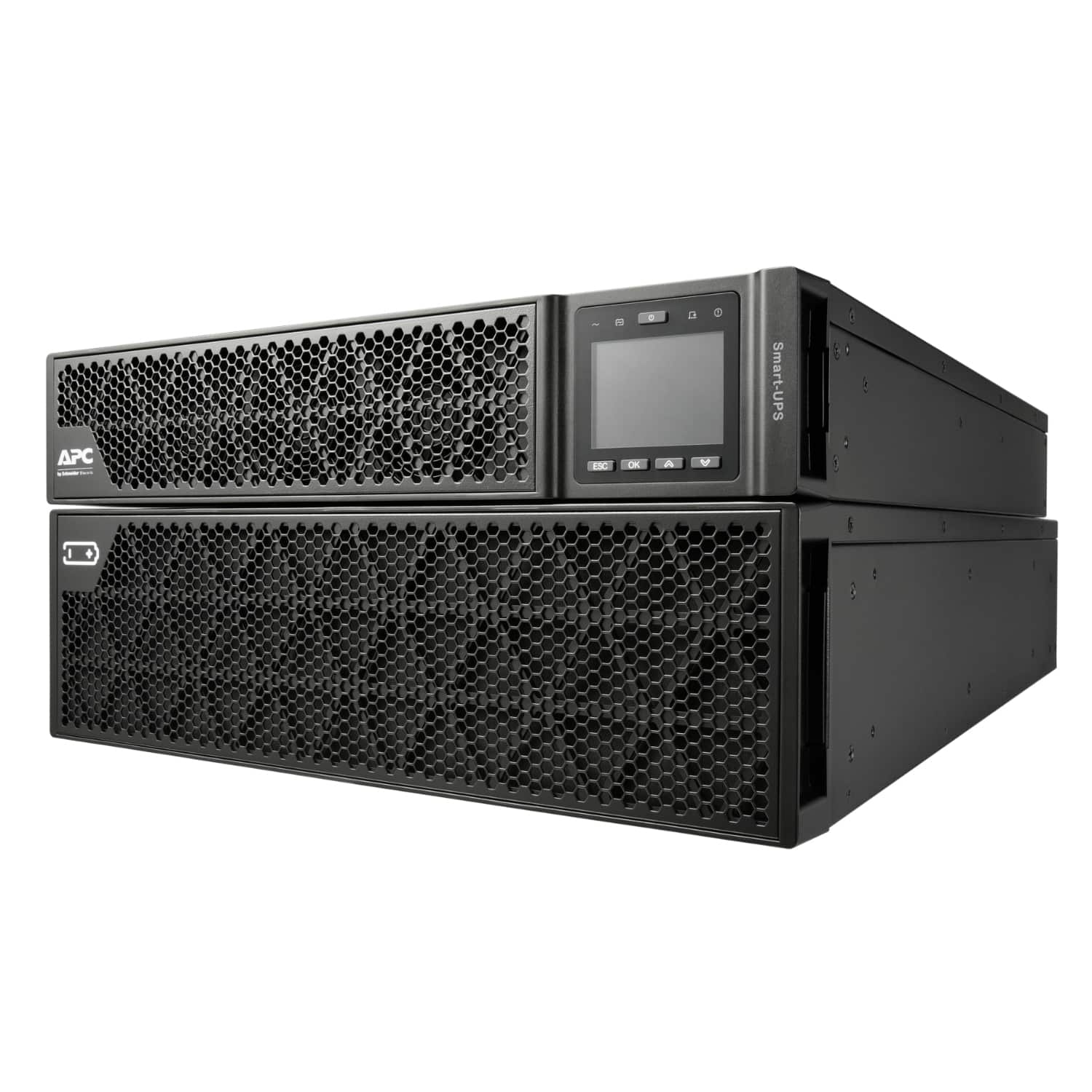 APC Smart-UPS On-Line SRTG8KXLI Noodstroomvoeding, 8000VA/W, 230V hardwired in&uit, 2x C19, 1x C13, NMC Stekkerdoos - Afbeelding 5