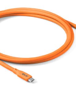 CLUB3D USB C oplaadkabel Oranje