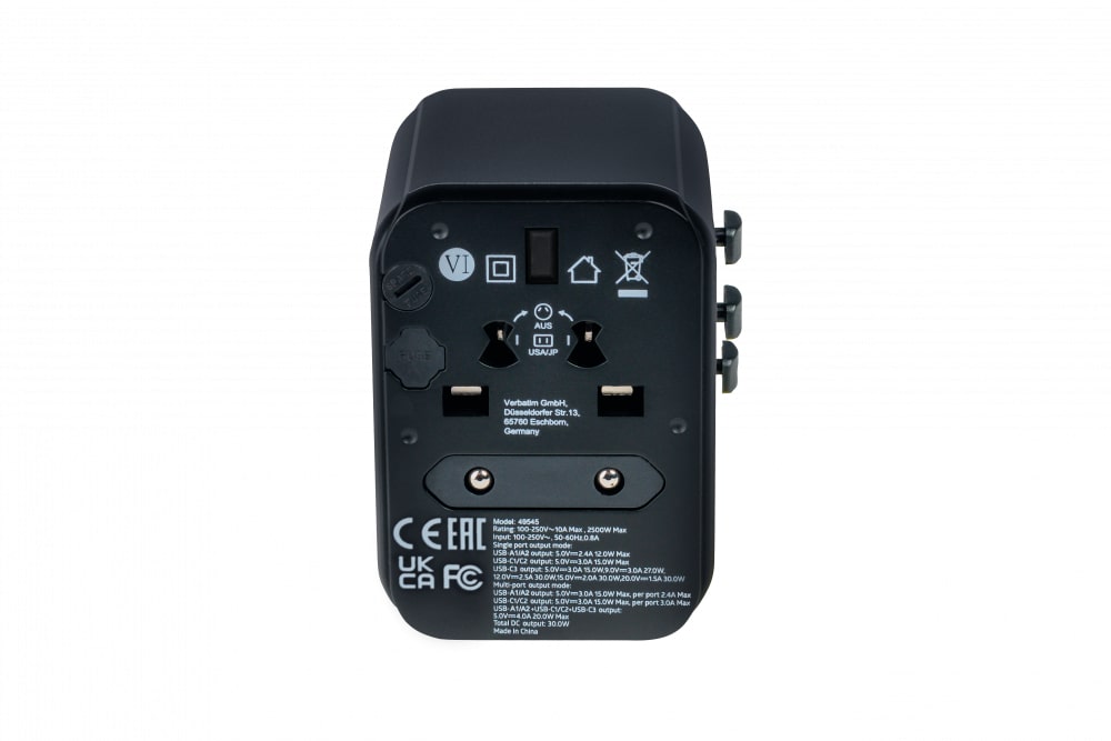 Verbatim 49545 netstekker adapter Universeel - Afbeelding 2
