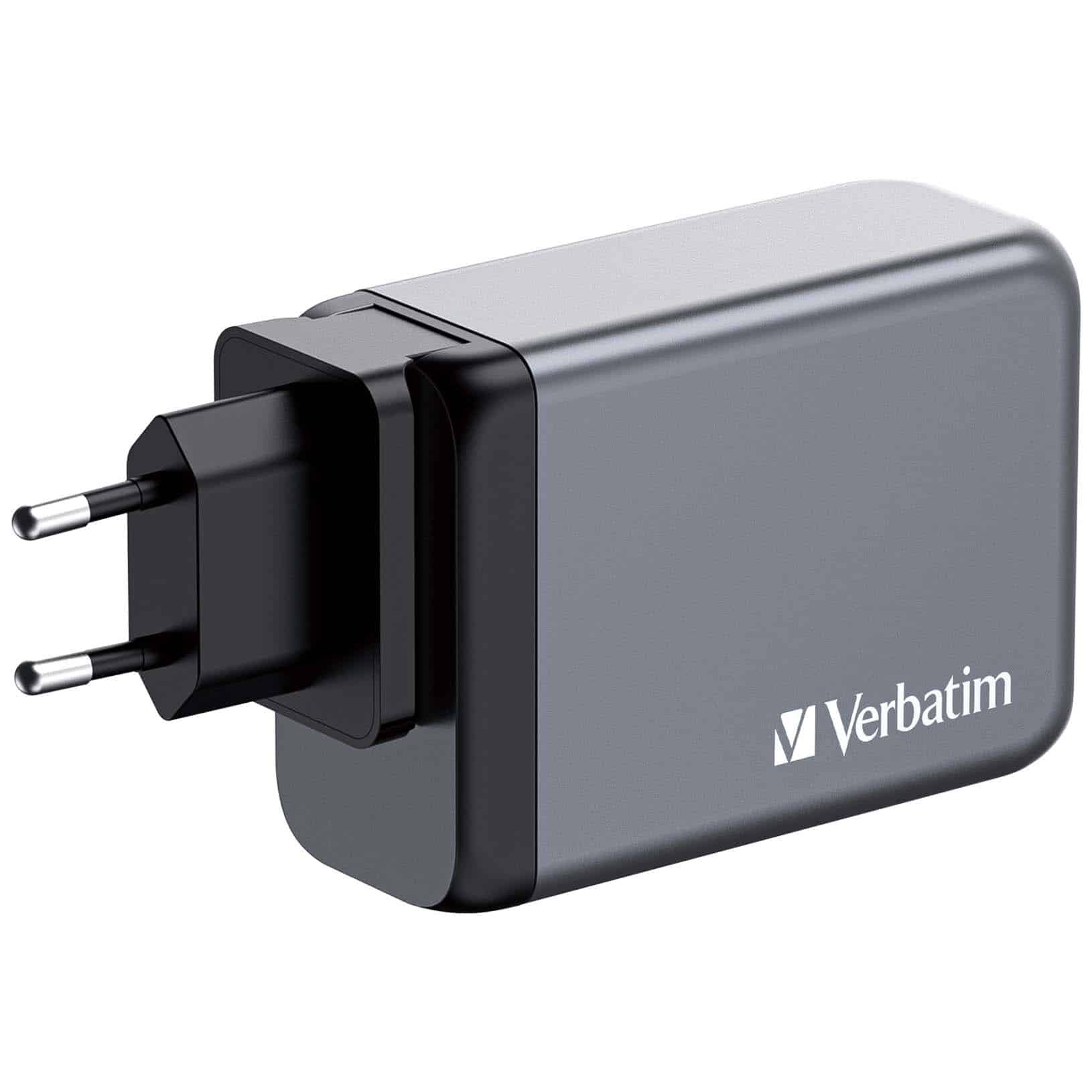 Verbatim 240 W GaN-wandoplader met vier poorten 1 x USB-C PD 140 W /1 x USB-C PD 100 W / 1 x USB-C® PD 65 W / 1 x USB-A QC 3.0 (EU/VK/VS) - Afbeelding 3