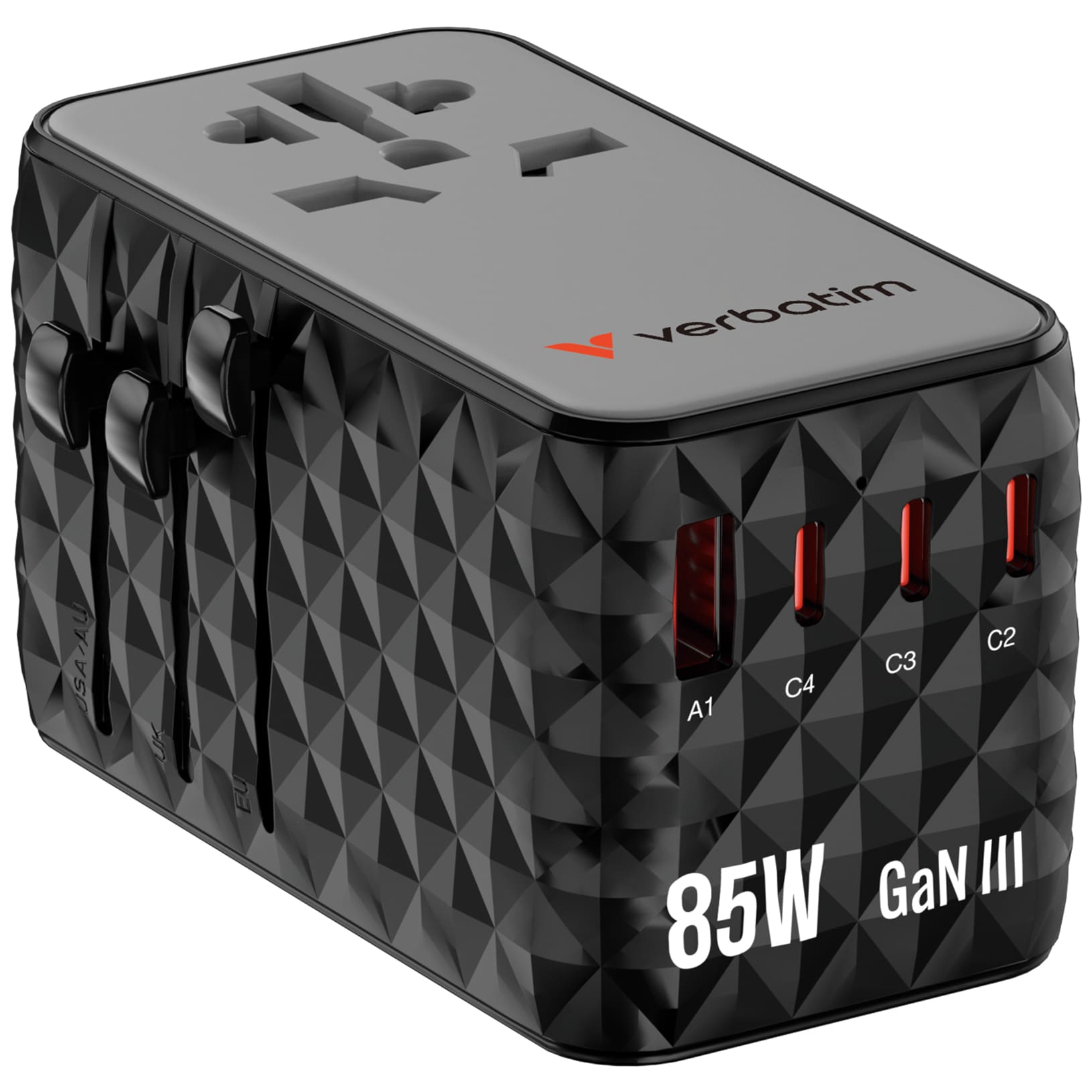 Verbatim Charge 'n' Travel GaN III universele reisadapter 85W - Afbeelding 3