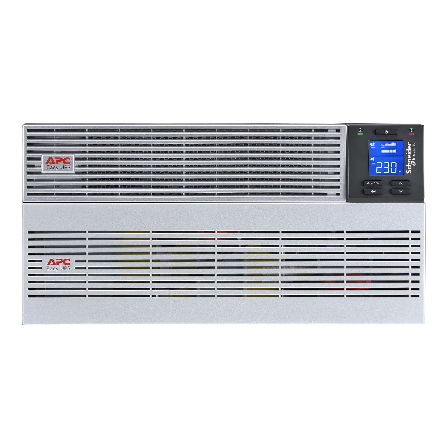 APC Easy UPS On-Line, 6kVA/6kW, Lithium-ion, Rack/Tower 5U, 230V, 1 harde draad (1P+N+E) uitgang, Intelligente kaartsleuf, verlengde runtime, met railkit Stekkerdoos - Afbeelding 6