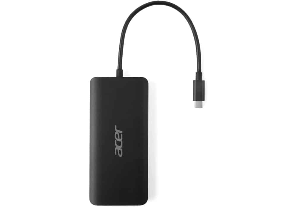 Acer USB Type-C Dongle 12-in-1 Black Bedraad USB 3.2 Gen 1 (3.1 Gen 1) Type-C Zwart - Afbeelding 4