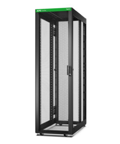 APC Easy Rack 600mm/42U/1200mm , with Roof, castors,feet and 4 Brackets, No Side panels,Bottom, black - Afbeelding 3