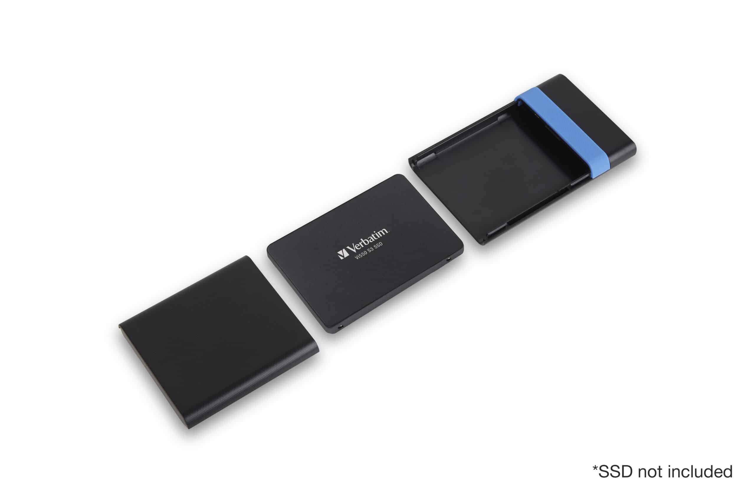 Verbatim Store'N'Go Enclosure Kit HDD-/SSD-behuizing Zwart, Blauw 2.5" - Afbeelding 4