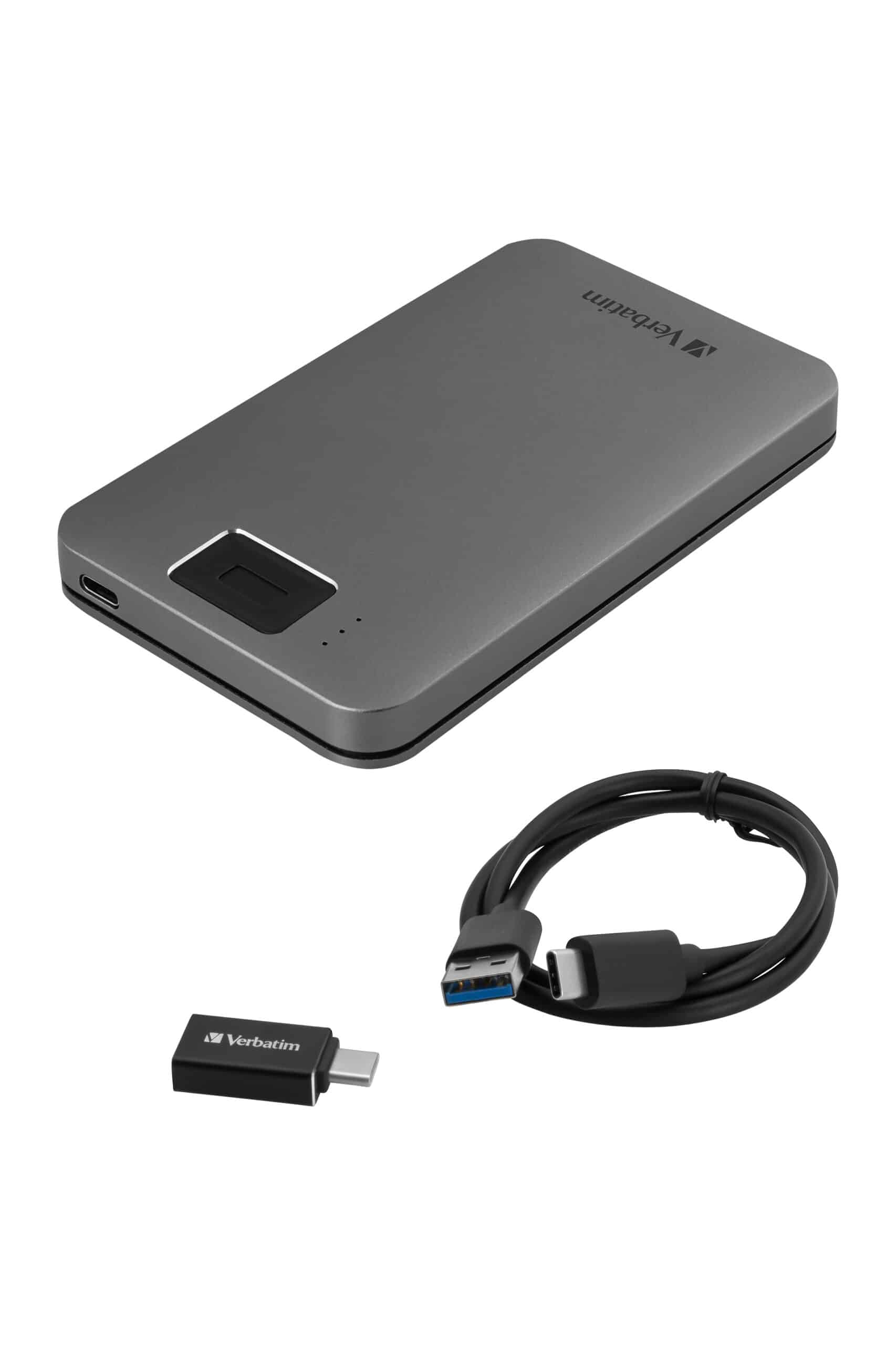 Verbatim 53653 externe harde schijf 2 TB 5400 RPM 2.5" USB Type-C 3.2 Gen 1 (3.1 Gen 1) Grijs - Afbeelding 4
