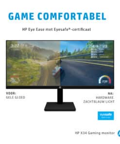 HP X34 WQHD computer monitor 86,4 cm (34") 3440 x 1440 Pixels Wide Quad HD - Afbeelding 4