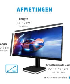 HP X34 WQHD computer monitor 86,4 cm (34") 3440 x 1440 Pixels Wide Quad HD - Afbeelding 6