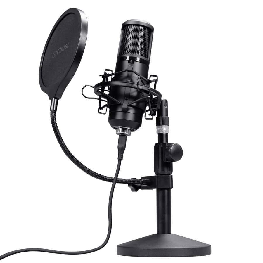 Trust GXT 269 Emita II Zwart Microfoon voor studio's
