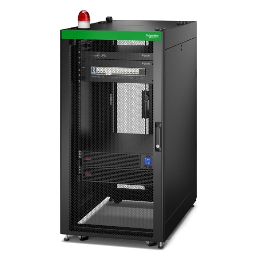 APC Basisconfiguratie kast (geventileerde 24U Easy rack, SRVPM3K, PDP, energiemeter, lokaal beheer, verlichting)