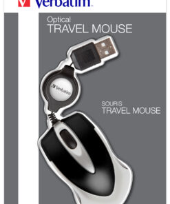 Verbatim Go Mini muis Kantoor Ambidextrous USB Type-A Optisch 1000 DPI