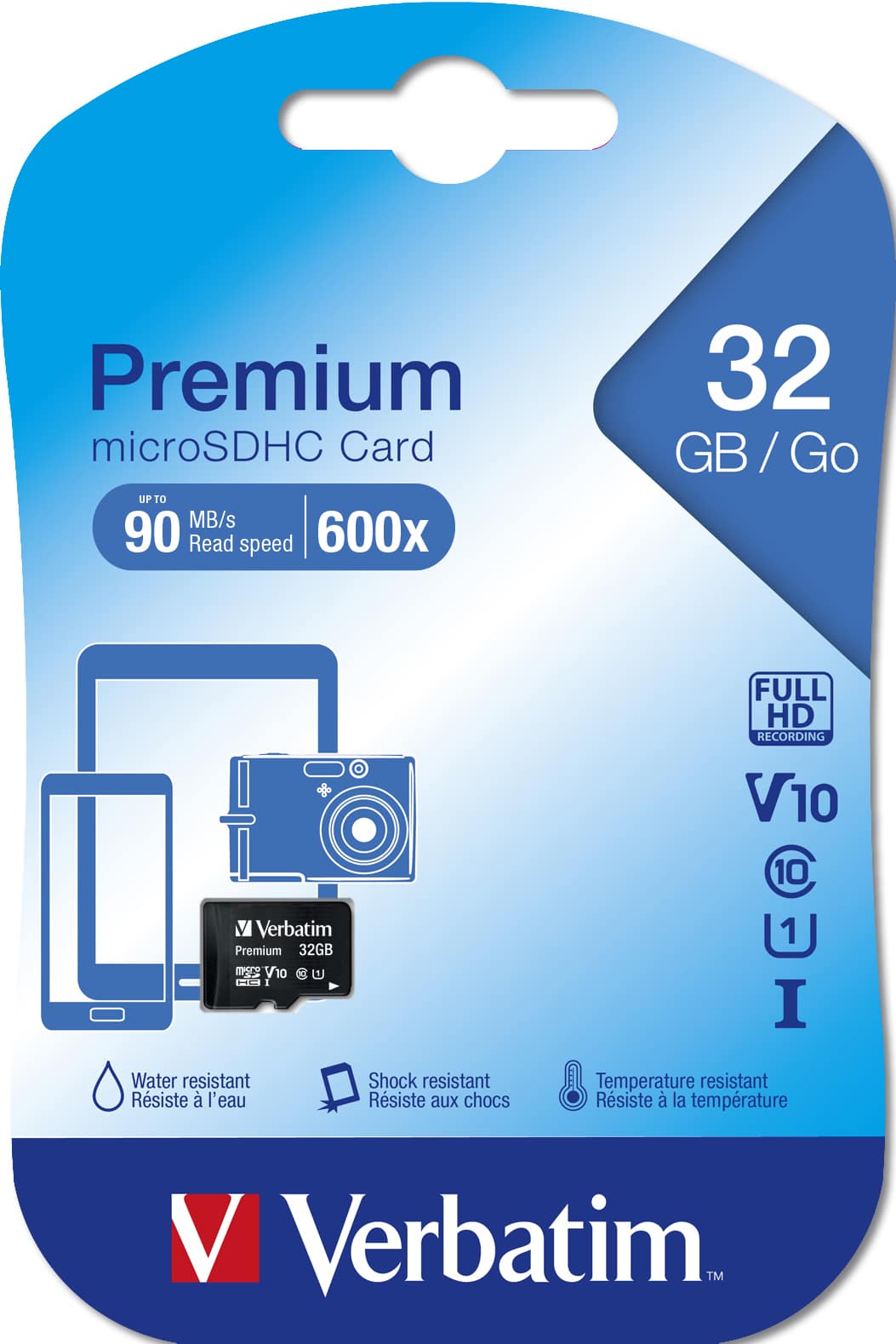 Verbatim Premium 32 GB MicroSDHC Klasse 10 - Afbeelding 2
