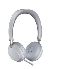 Yealink BH72 Teams + BHC76 Headset Draadloos Hoofdband Kantoor/callcenter USB Type-C Bluetooth Oplaadhouder Licht Grijs