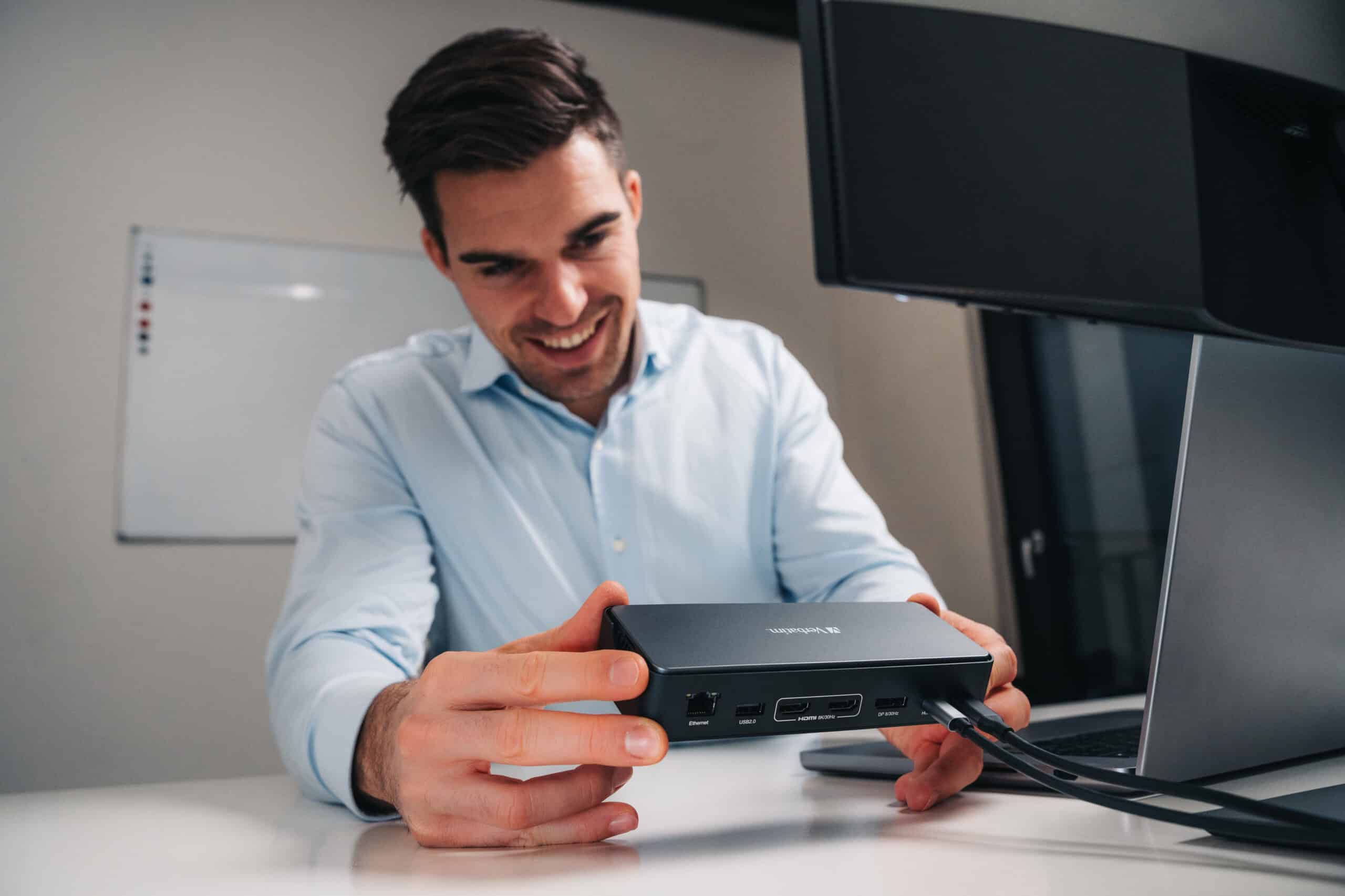 Verbatim USB-C Pro docking station CDS-15SSD: 15 poorten met SSD - Afbeelding 5