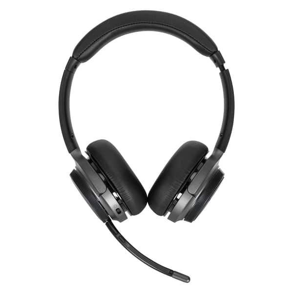 Targus AEH104GL hoofdtelefoon/headset Bedraad en draadloos Hoofdband Oproepen/muziek USB Type-C Bluetooth Zwart - Afbeelding 6