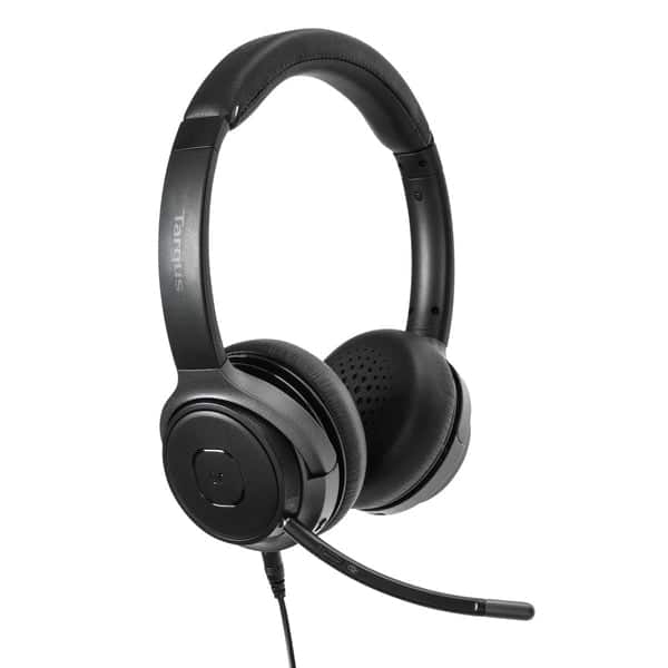 Targus AEH104GL hoofdtelefoon/headset Bedraad en draadloos Hoofdband Oproepen/muziek USB Type-C Bluetooth Zwart - Afbeelding 4