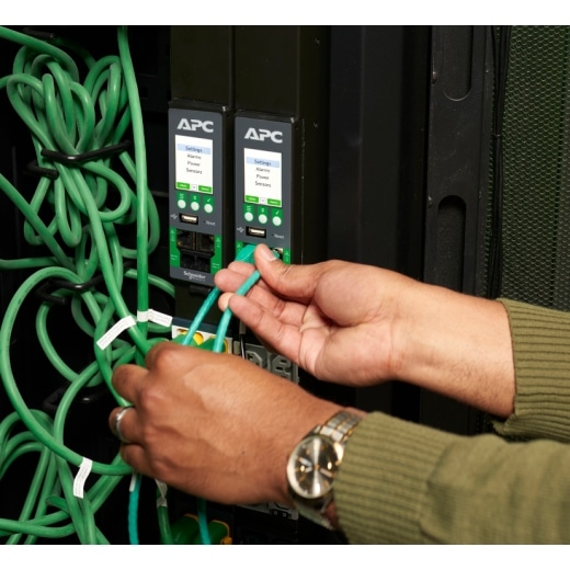 APC APDU10350MO - Metered by Outlet, 0U, 32A, 400V, (24x)C13/15 + (24x)C13/15/19/21, IEC60309 32A 3Fase stekker - Afbeelding 7