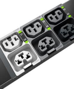 APC APDU10350SW - Switched, 0U, 32A, 400V, (24x)C13/15 + (24x)C13/15/19/21, IEC60309 32A 3Fase stekker