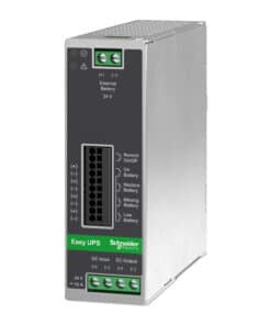 APC BVS480XDPDR 24V DC UPS – 480Watt, 24V, 20A, DIN-Rail montage, Power Module zonder accu Stekkerdoos