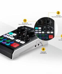 ATEN Podcast AI Audio Mixer | MicLIVE 6-CH - Afbeelding 4