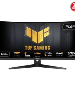 ASUS TUF Gaming VG34VQ3B computer monitor 86,4 cm (34") 3440 x 1440 Pixels UltraWide Quad HD LED Zwart