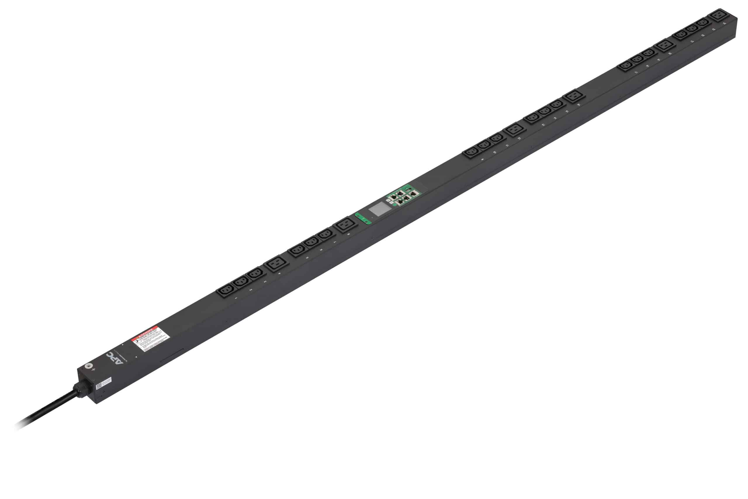 APC Easy PDU EPDU1216MBO, Metered-By-Outlet, 0U, 16A, 400V, (21x)C13 & (3x)C19, IEC60309 16A 3Fase stekker - Afbeelding 2