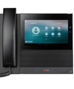 HP Poly CCX 600 zakelijke mediatelefoon met Open SIP en PoE-ondersteuning GSA/TAA
