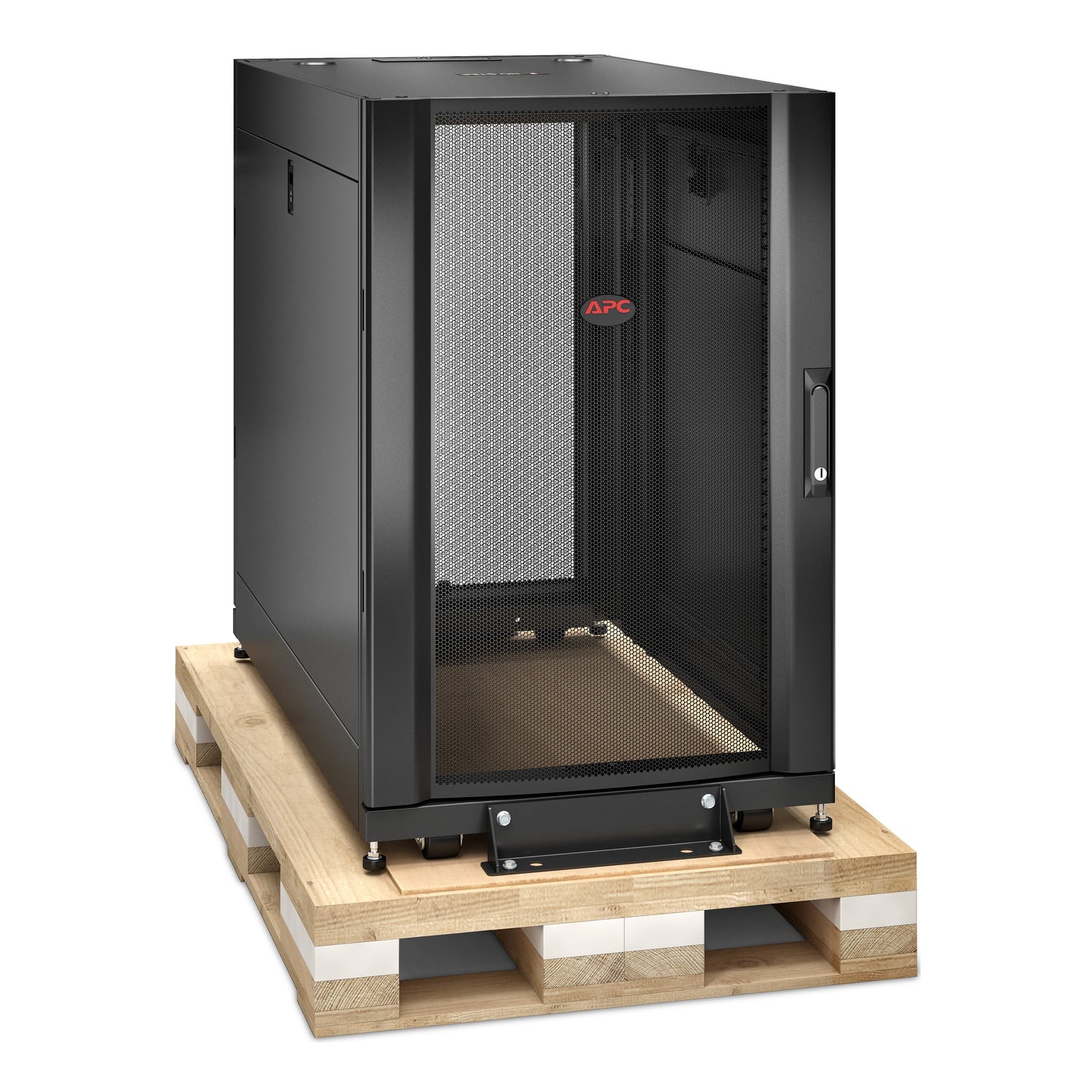 APC NetShelter SX 18U Server Rack Enclosure 600mm x 1070mm w/ Sides Black Shock Packaging