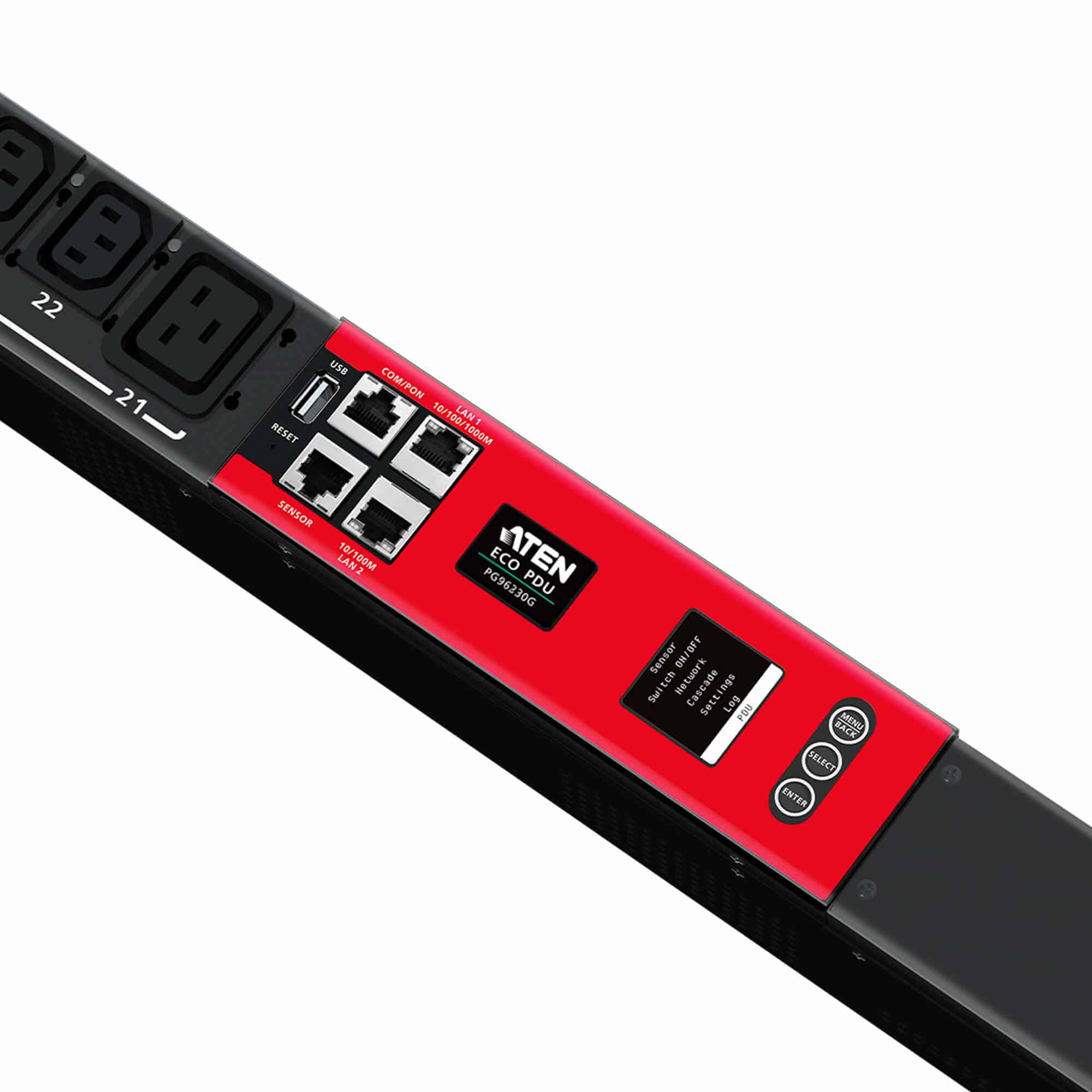 ATEN 20A/16A 30-Outlet 3-Phase Switched eco PDU - Afbeelding 3