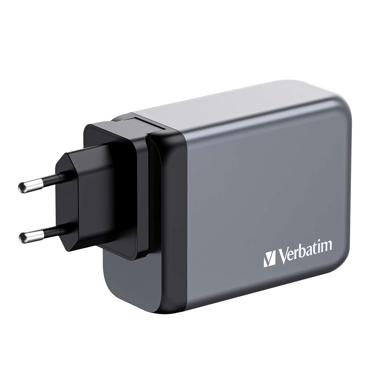 Verbatim 200 W GaN-wandoplader met vier poorten 2 x USB-C PD 100 W / 1 x USB-C PD 65 W / 1 x USB QC 3.0 (EU/VK/VS) - Afbeelding 3