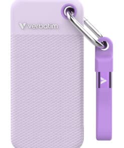 Verbatim Pocket SSD - Zomereditie Paars met 2 rubberen hoezen (wit & paars) - 2TB