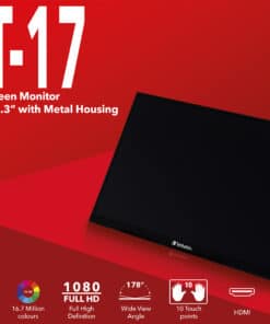 Verbatim 49593 computer monitor 43,9 cm (17.3") 1920 x 1080 Pixels Full HD LCD Touchscreen Zwart - Afbeelding 6