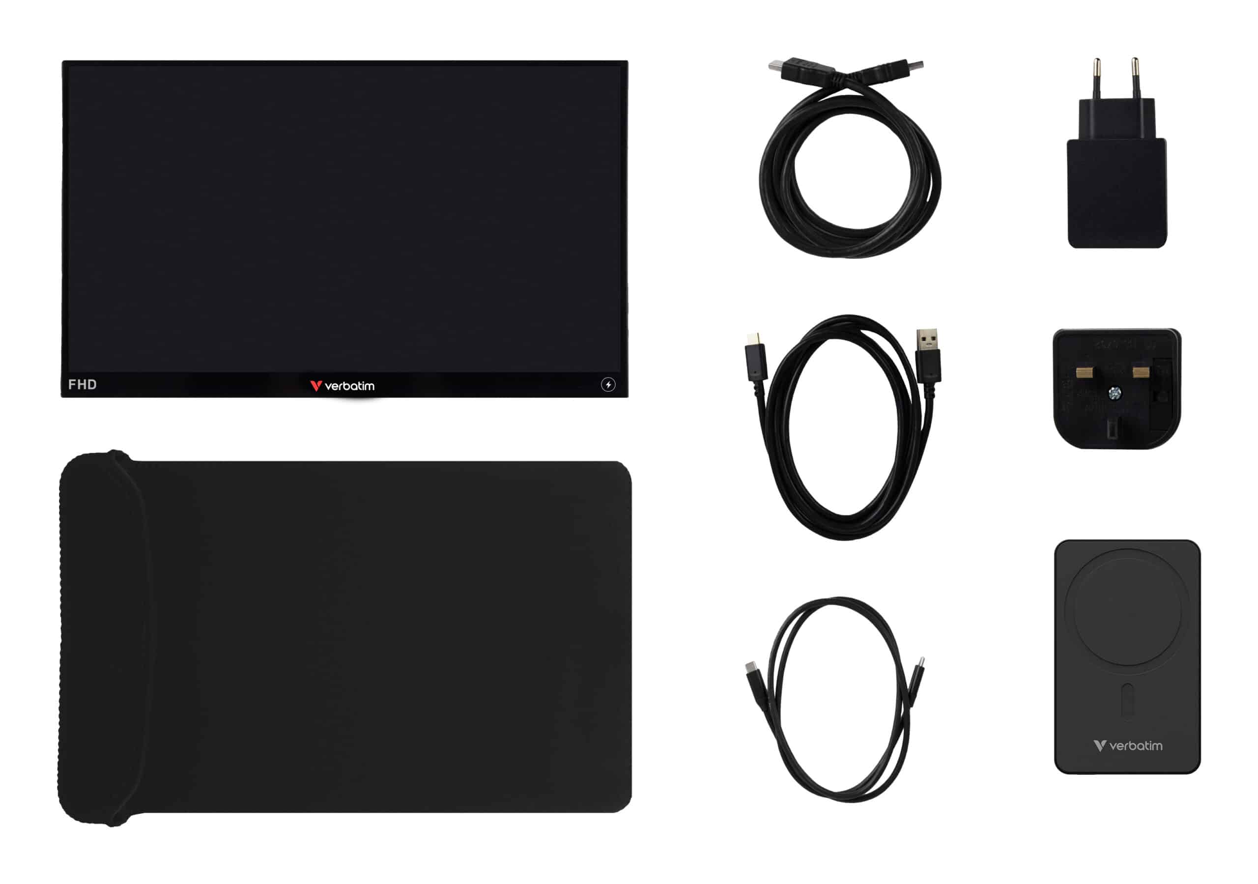 Verbatim 32088 Draagbare televisie en monitoor Draagbare monitor Zwart 35,6 cm (14") LED 1920 x 1080 Pixels - Afbeelding 3