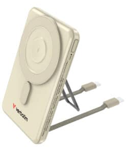 Verbatim 32253 powerbank Polymeer 5000 mAh Draadloos opladen Goud