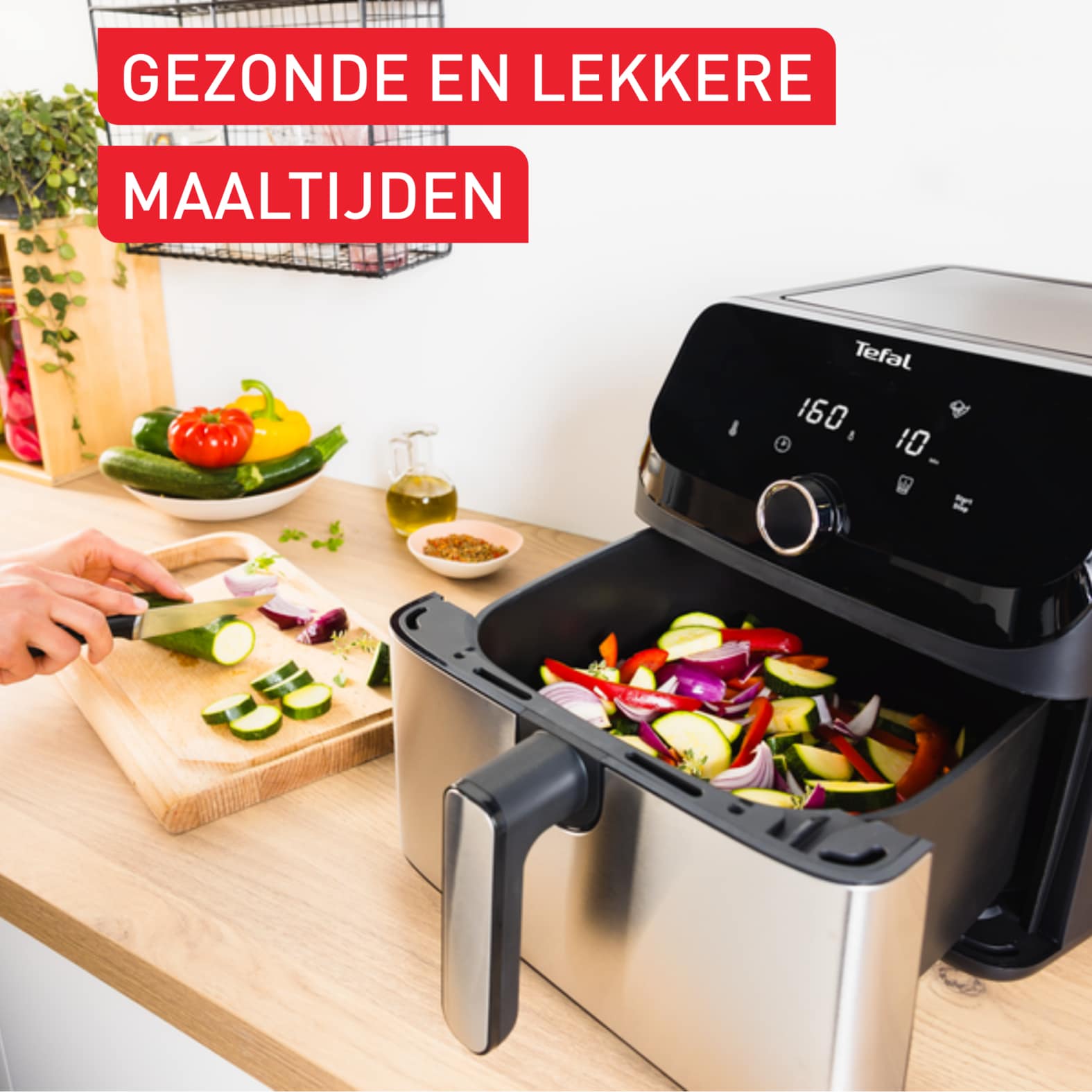 Tefal Easy Fry Mega EY855D Air fryer - 8 programma's - 7,5 L - Afbeelding 4