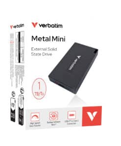 Verbatim Metal Mini SSD USB-C 3.2 Gen 2 1 TB - Afbeelding 2