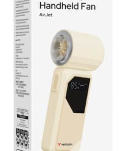 Verbatim Cool 'n' Go AirJet Handventilator - Wit/Zilver - Afbeelding 6