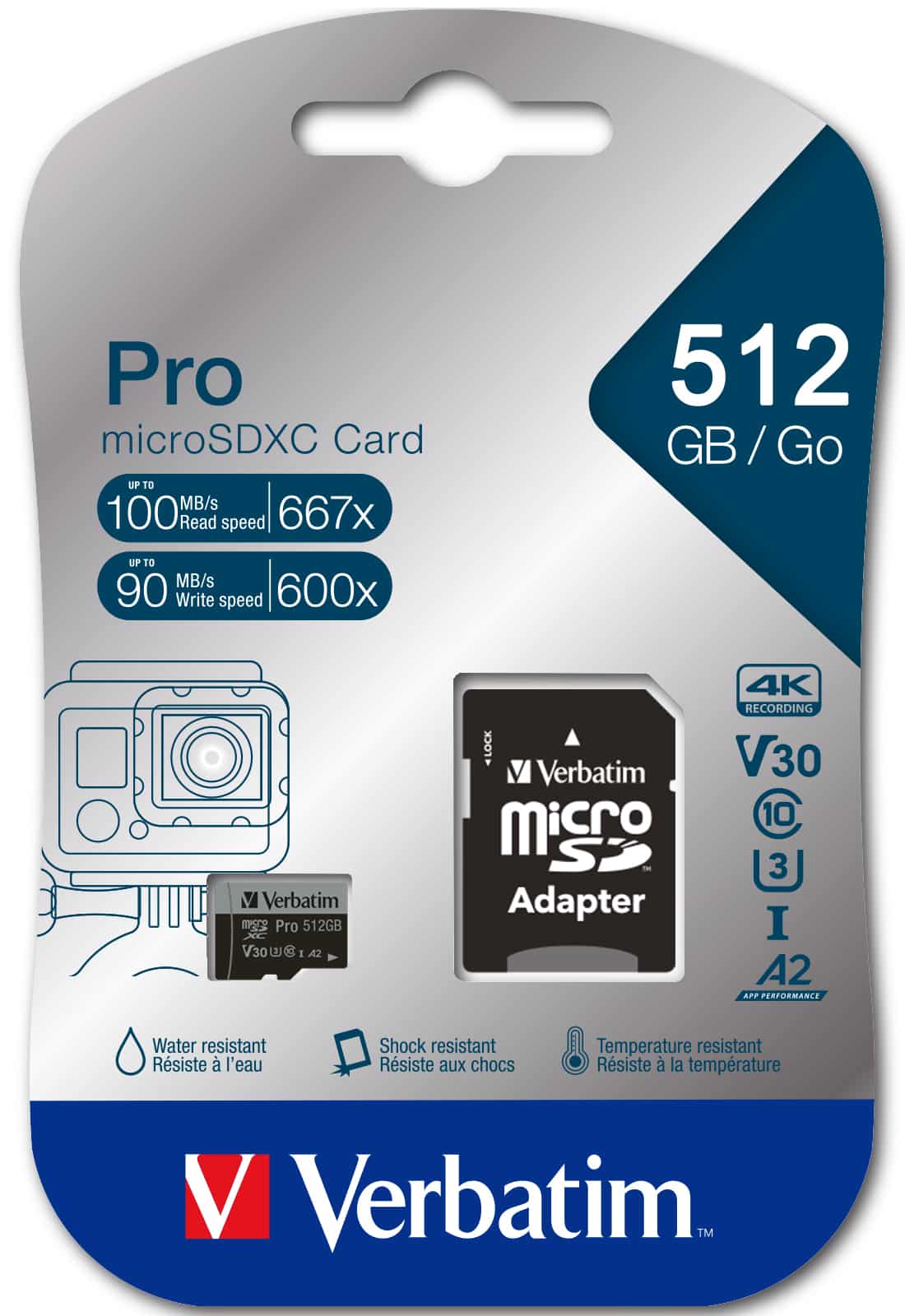 Verbatim Pro U3 512GB Micro SDXC Card - Afbeelding 5